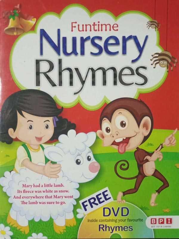 FUNTIME NURSERY RHYMES (FREE DVD RHYMES) - Paramount Books   