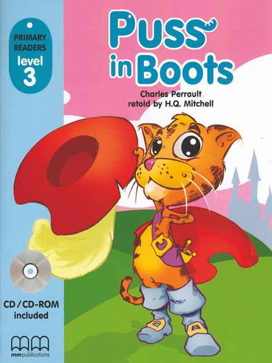 MM PRIMARY READERS: PUSS IN BOOTS LEVEL-3 (W/CD) (BRITISH EDITION) - Paramount Books   