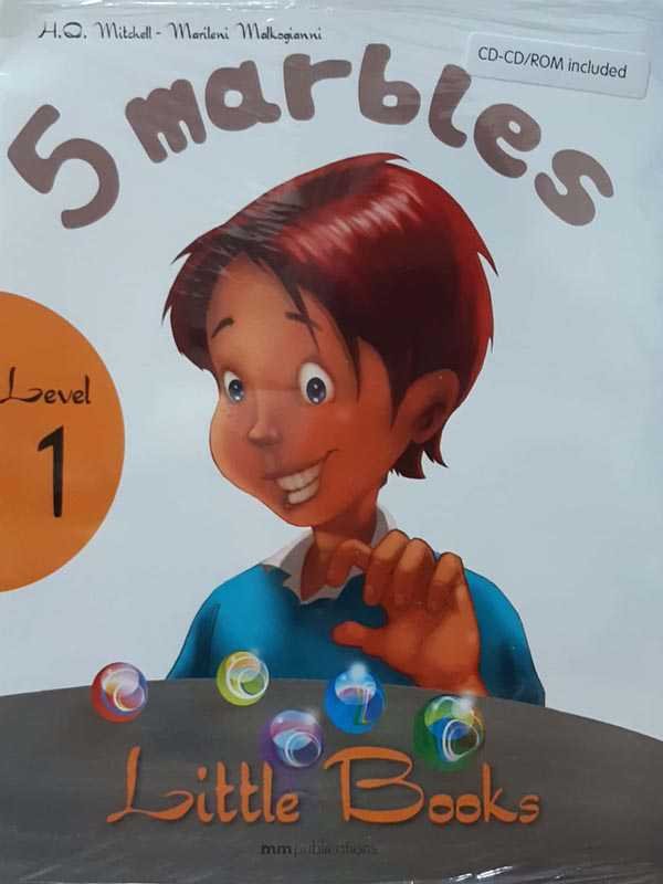 LITTLE BOOKS LEVEL-1: 5 MARBLES W/CD - Paramount Books   