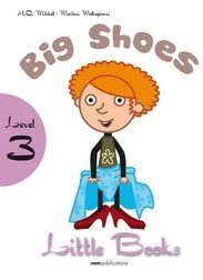 LITTLE BOOKS LEVEL-3: BIG SHOES W/CD - Paramount Books   