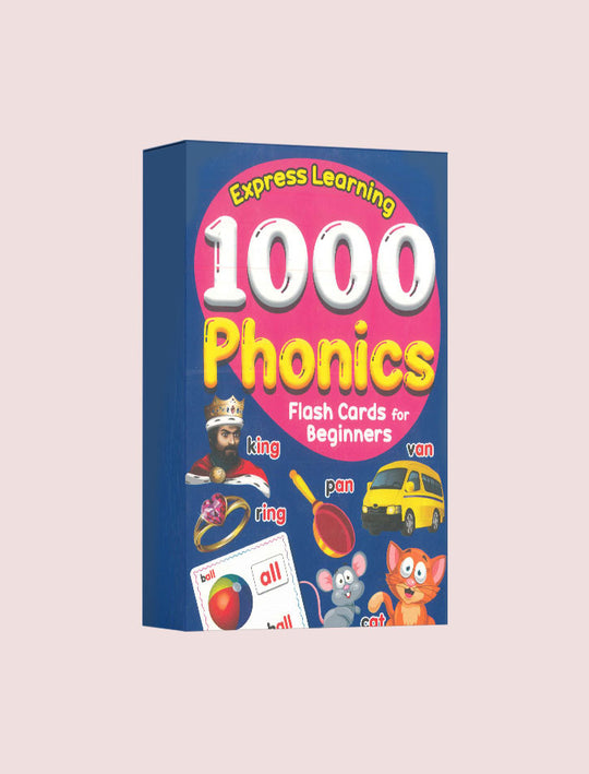 1000 PHONICS FLASH CARDS FOR BEGINNERS (BOX)