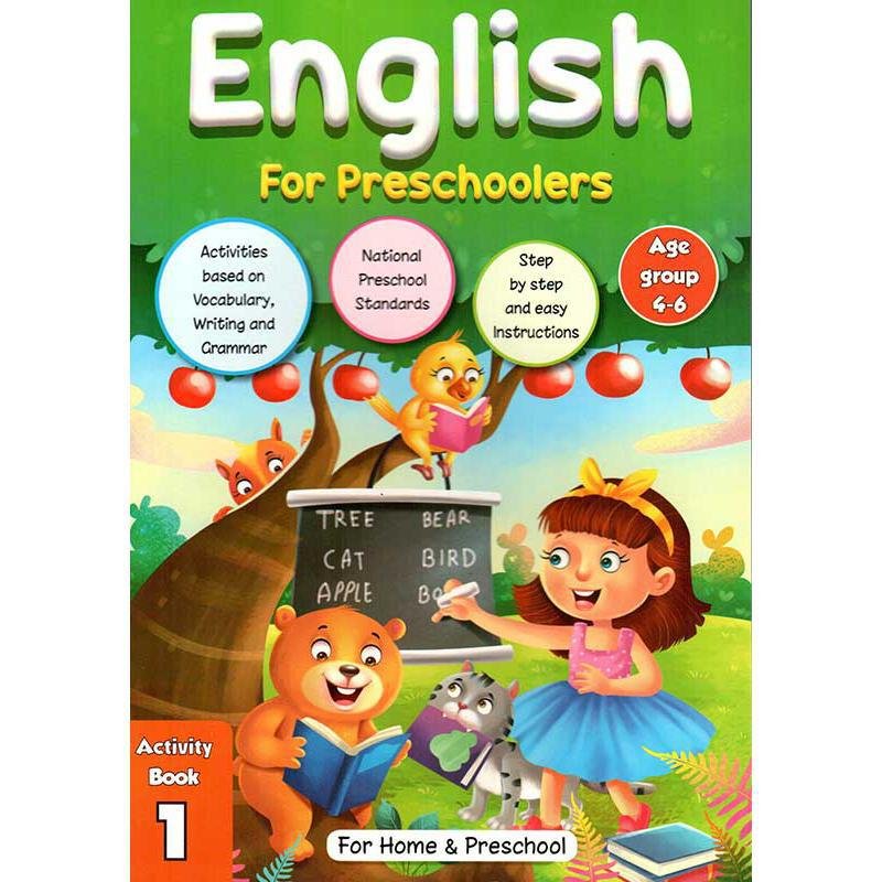 ENGLISH FOR PRESCHOOLERS ACTIVITY BOOK 1 AGE GROUP 4-6 - Paramount Books   