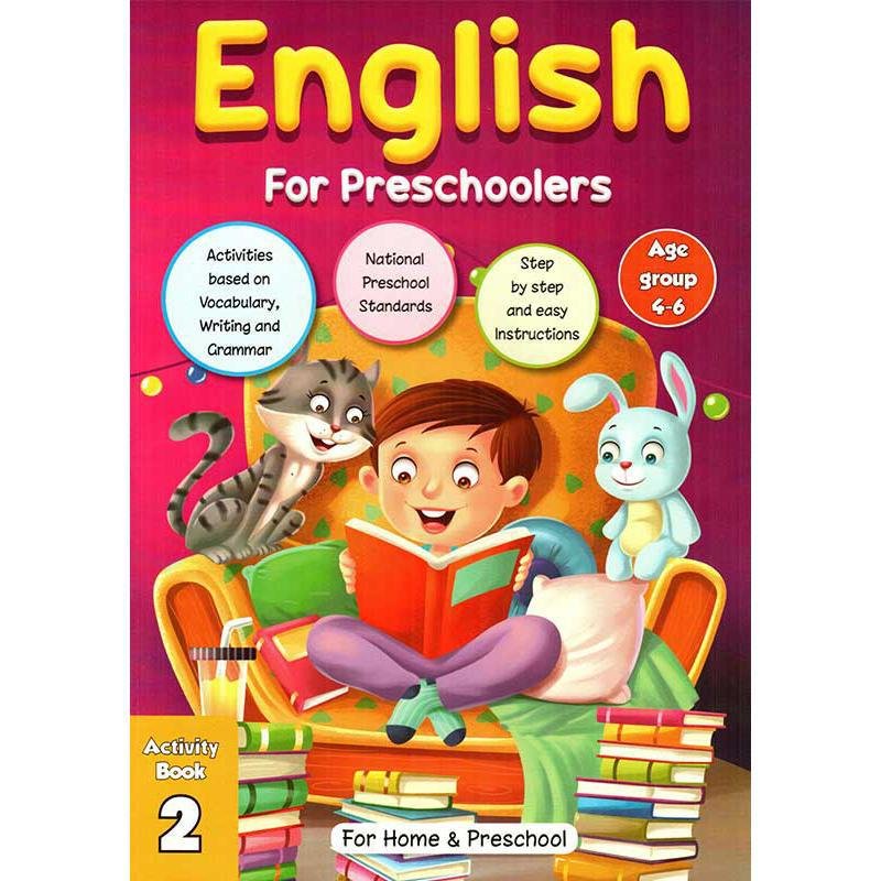 ENGLISH FOR PRESCHOOLERS ACTIVITY BOOK 2 AGE GROUP 4-6 - Paramount Books   