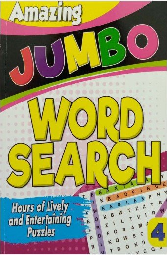 AMAZING JUMBO WORD SEARCH BOOK 4 - Paramount Books   