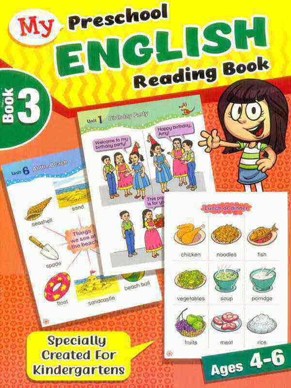 MY PRESCHOOL ENGLISH READING BOOK-3 - Paramount Books   