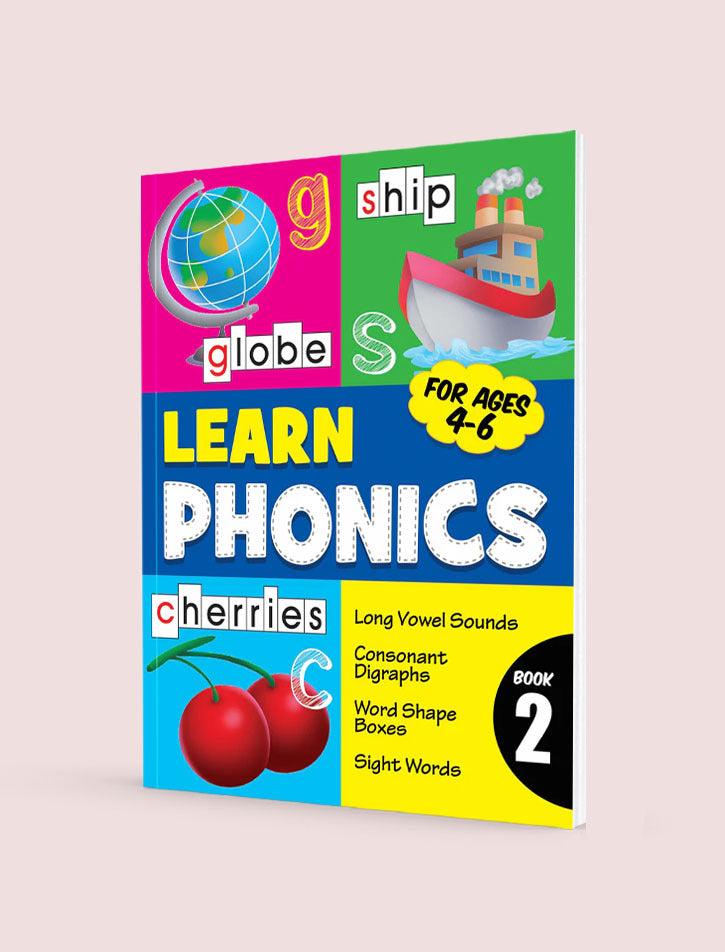 LEARN PHONICS BOOK 2 (AGES 4-6)