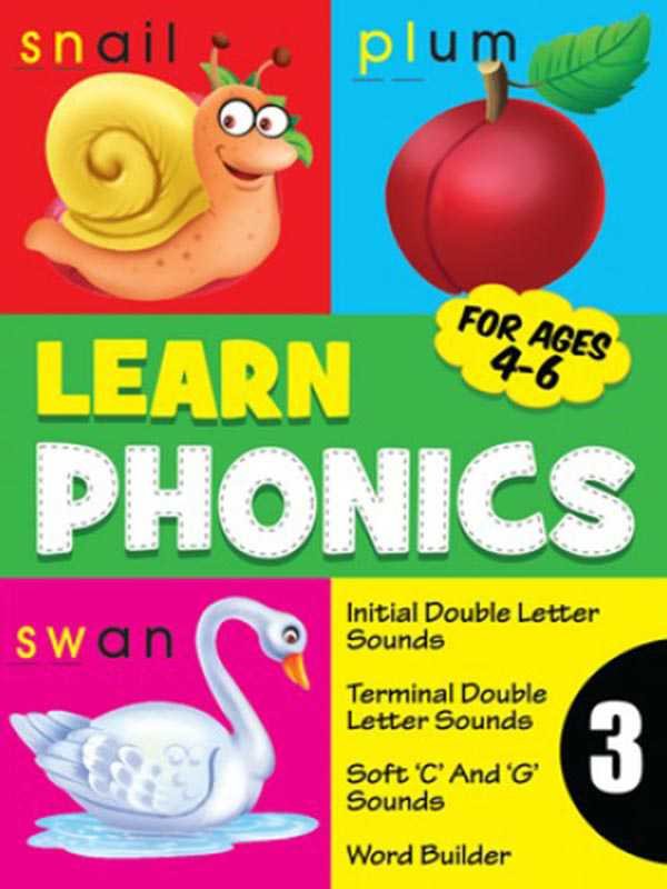 LEARN PHONICS BOOK 3 (AGES 4-6) - Paramount Books   