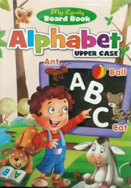 MIND TO MIND BOARD BOOK: MY LOVELY BOARD BOOK OF ALPHABET UPPER CASE - Paramount Books   