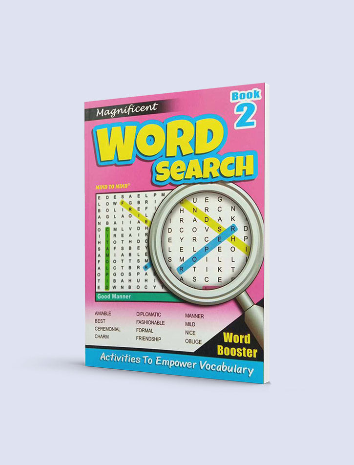 MTM MAGNIFICIENT WORD SEARCH: GOOD MANNER WORK BOOK 2
