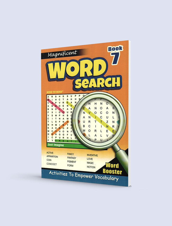 MTM MAGNIFICIENT WORD SEARCH: JUST IMAGINE WORK BOOK 7