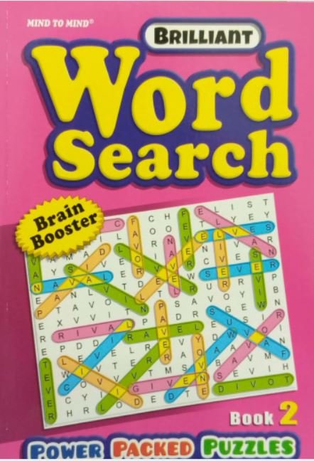 MIND TO MIND BRILLIANT: WORD SEARCH POWER PACKED PUZZLES BOOK-2 - Paramount Books   