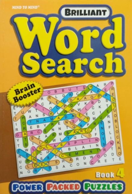 MIND TO MIND BRILLIANT: WORD SEARCH POWER PACKED PUZZLES BOOK 4