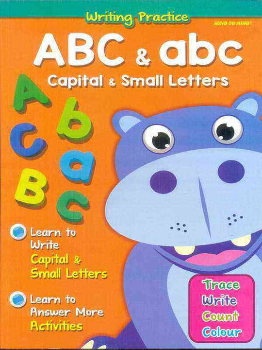 WRITING PRACTICE: ABC & abc CAPITAL & SMALL LETTERS - Paramount Books   