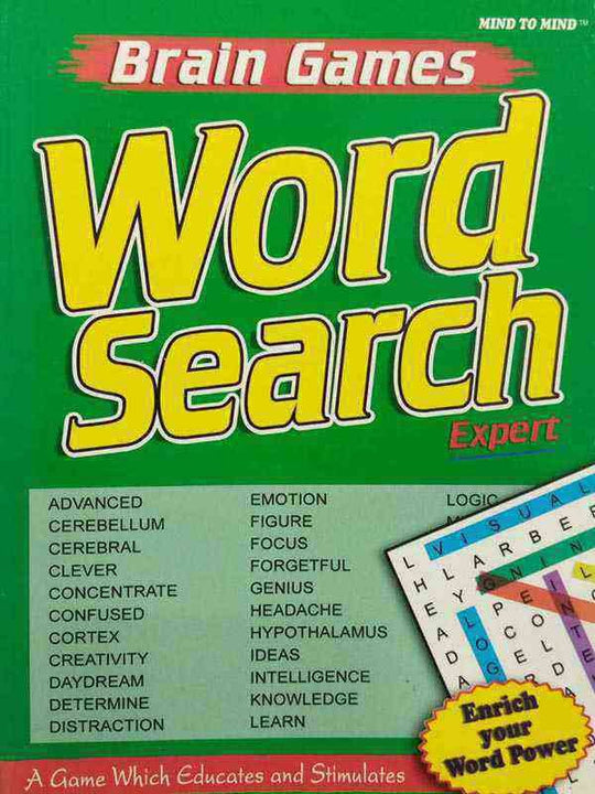 MIND TO MIND BRAIN GAMES: WORD SEARCH EXPERT - Paramount Books   