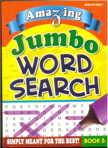 AMAZING JUMBO WORD SEARCH BOOK 5 - Paramount Books   