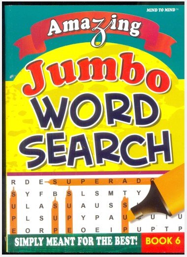 AMAZING JUMBO WORD SEARCH BOOK 6 - Paramount Books   