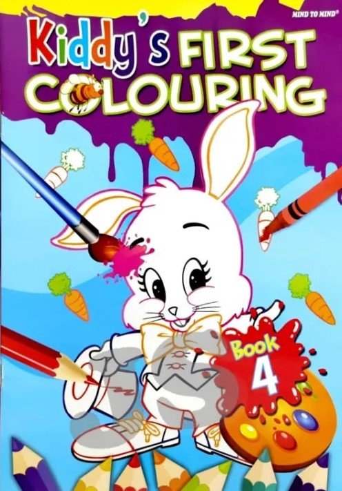 KIDDY'S FIRST COLOURING BOOK 4 - Paramount Books   