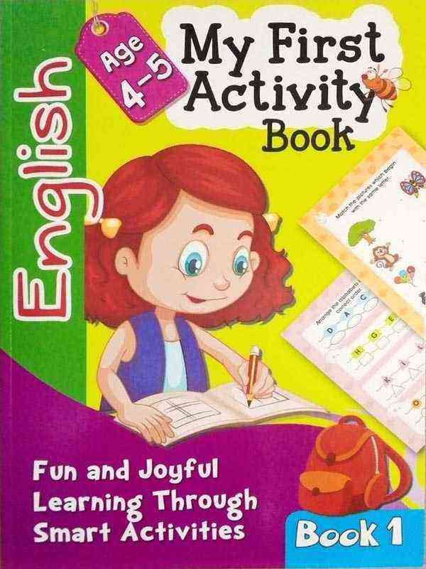 MY FIRST ACTIVITY BOOK-1: ENGLISH - Paramount Books   