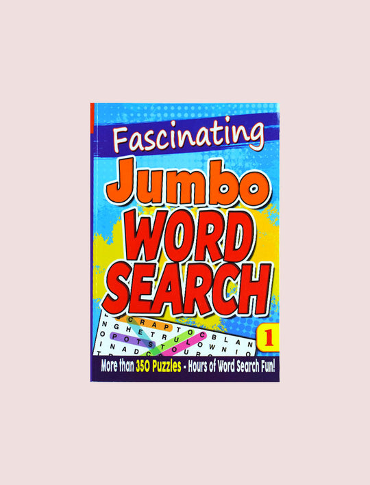 FASCINATING JUMBO WORD SEARCH BOOK-1