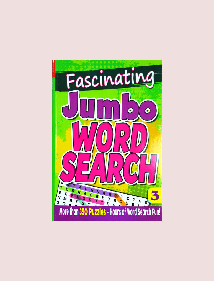 FASCINATING JUMBO WORD SEARCH BOOK-3