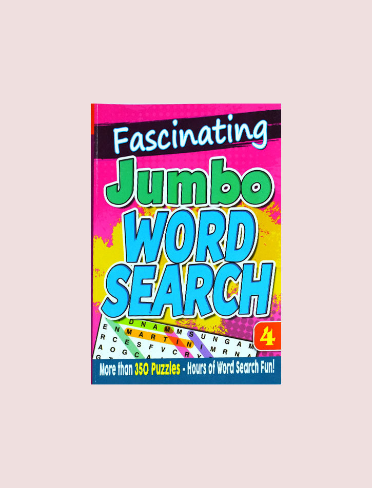 FASCINATING JUMBO WORD SEARCH BOOK-4