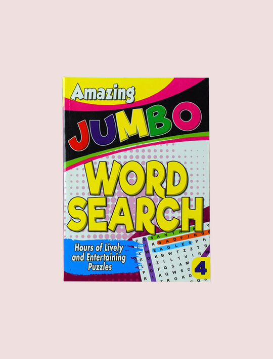 AMAZING JUMBO WORD SEARCH BOOK 4