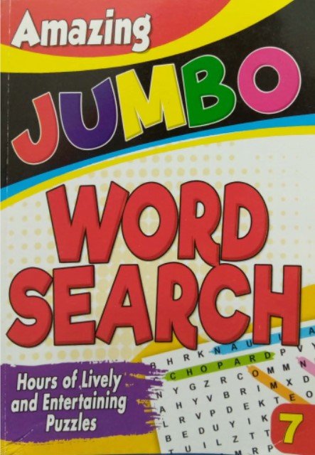 AMAZING JUMBO WORD SEARCH BOOK 8 - Paramount Books   