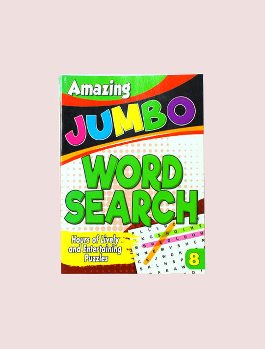 AMAZING JUMBO WORD SEARCH BOOK 8