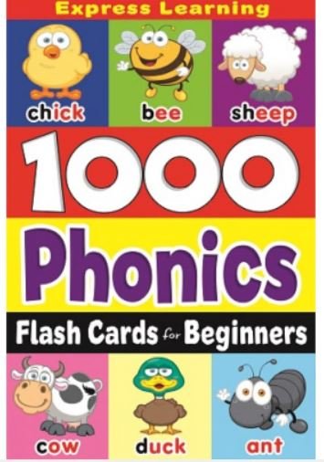 1000 PHONICS FLASH CARDS FOR BEGINNERS (BOX) - Paramount Books   