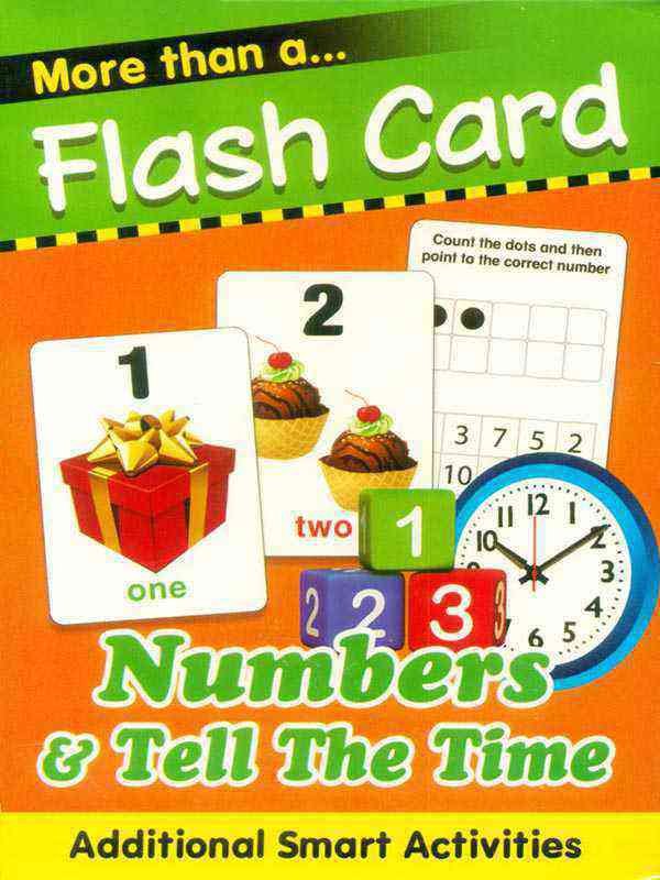 MORE THAN A FLASH CARD: NUMBERS & TELL THE TIME - Paramount Books   