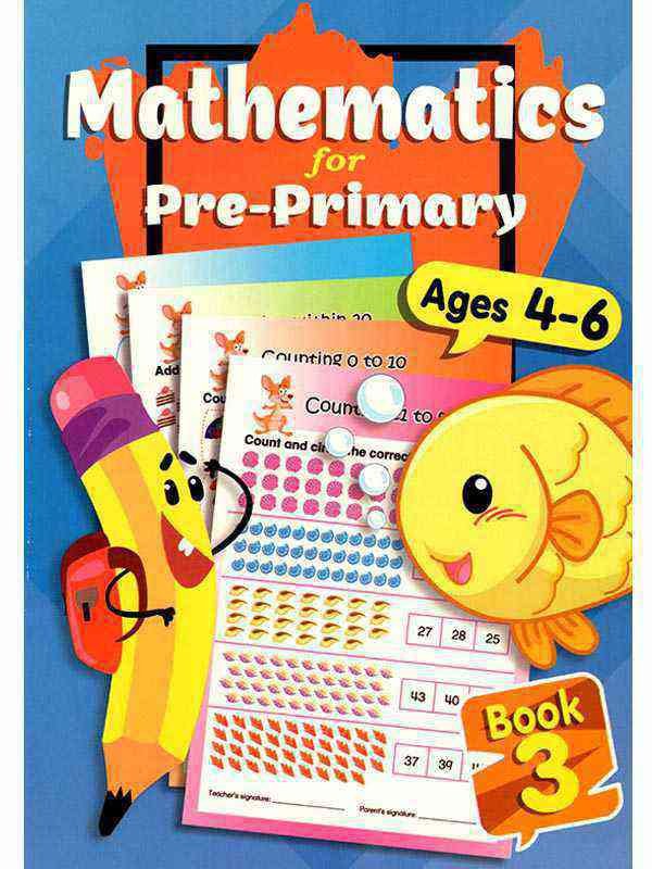 MATHEMATICS FOR PRE-PRIMARY BOOK-3 AGES 4-6 - Paramount Books   