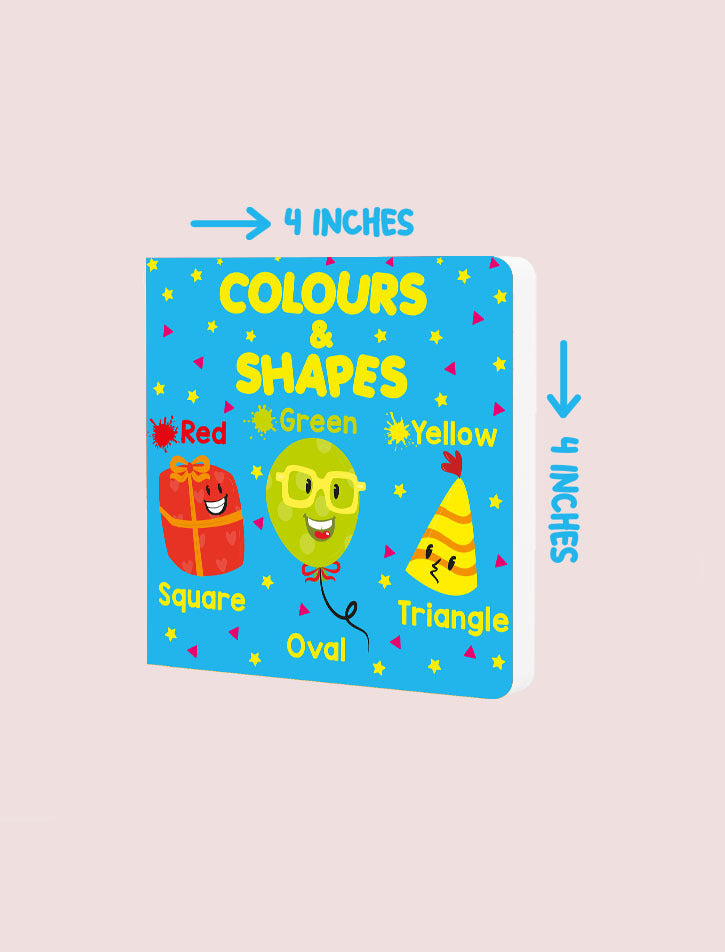 PARAMOUNT LITTLE HAND'S BOARD BOOK COLOURS & SHAPES