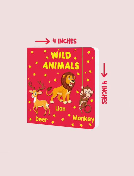 PARAMOUNT LITTLE HAND'S BOARD BOOK WILD ANIMALS
