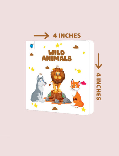 PARAMOUNT LITTLE HAND'S BOARD BOOK WILD ANIMALS