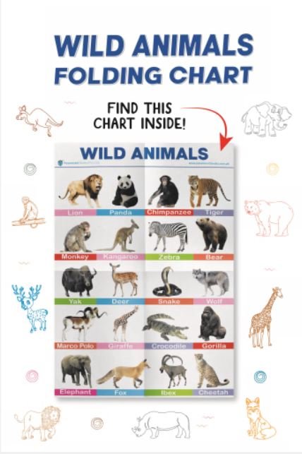 PARAMOUNT WILD ANIMALS FOLDING CHART - Paramount Books   