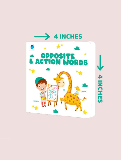 PARAMOUNT LITTLE HAND'S BOARD BOOK OPPOSITES & ACTION WORDS