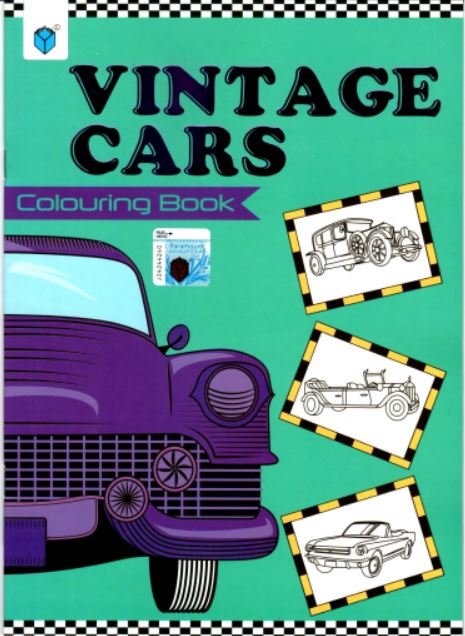 VINTAGE CARS COLOURING BOOK - Paramount Books   