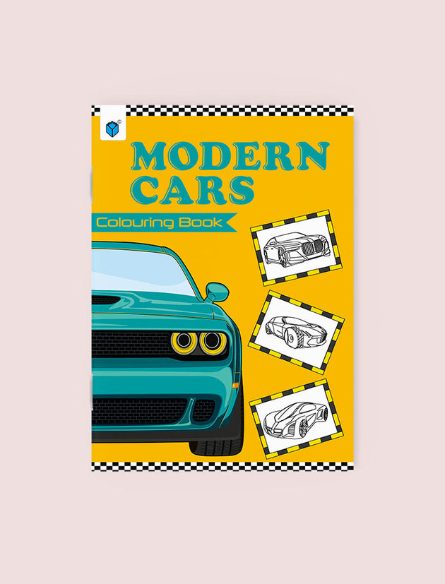MODERN CARS COLOURING BOOK