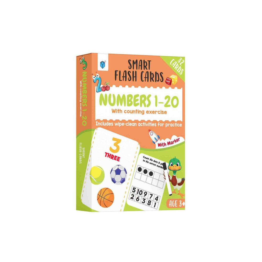 SMART FLASH CARD NUMBERS 1-20 - Paramount Books   