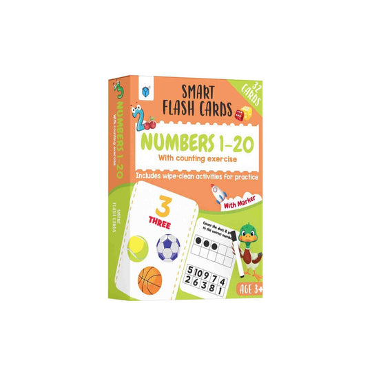 SMART FLASH CARD NUMBERS 1-20 - Paramount Books   