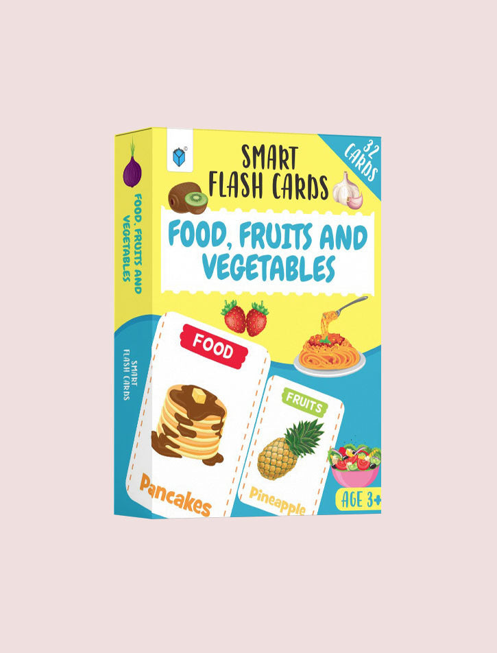 Smart Flash Cards: Food & Fruits for Kids