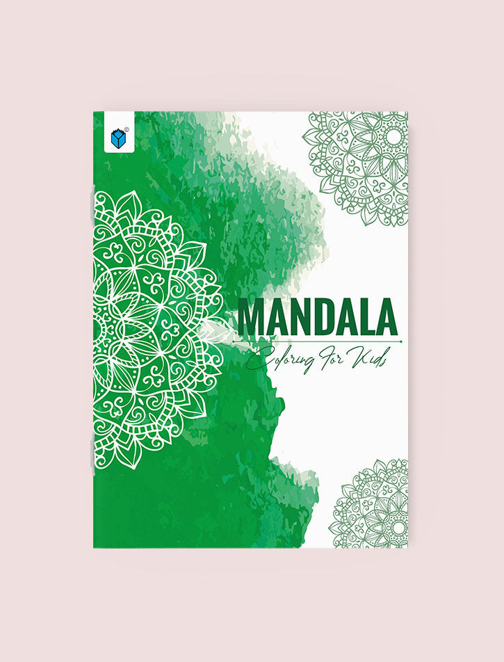 MANDALA COLORING FOR KIDS BOOK 3 GREEN