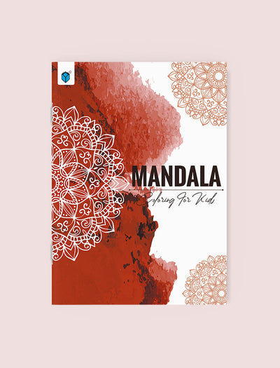 MANDALA COLORING FOR KIDS BOOK 4 BROWN