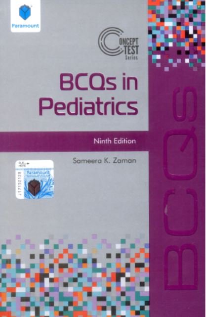 BCQs IN PEDIATRICS 9ED PB 2020 - Paramount Books   