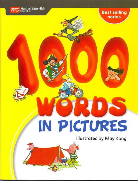 1000 WORDS IN PICTURES (YELLOW) - Paramount Books   