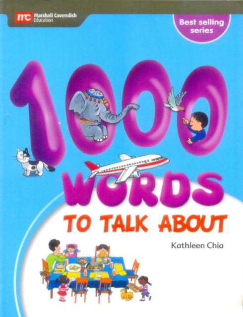 1000 WORDS TO TALK ABOUT (BLUE) - Paramount Books   