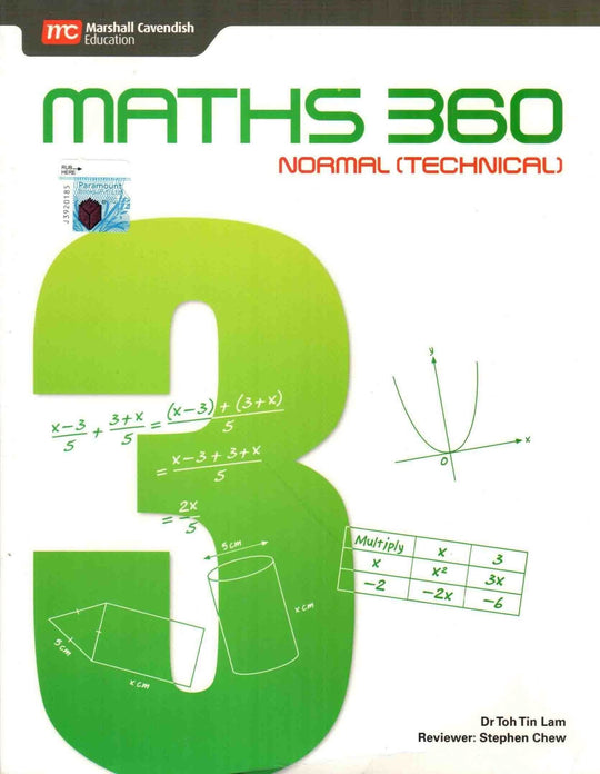 MATHS 360: TEXTBOOK-3 NORMAL (TECHNICAL) - Paramount Books   