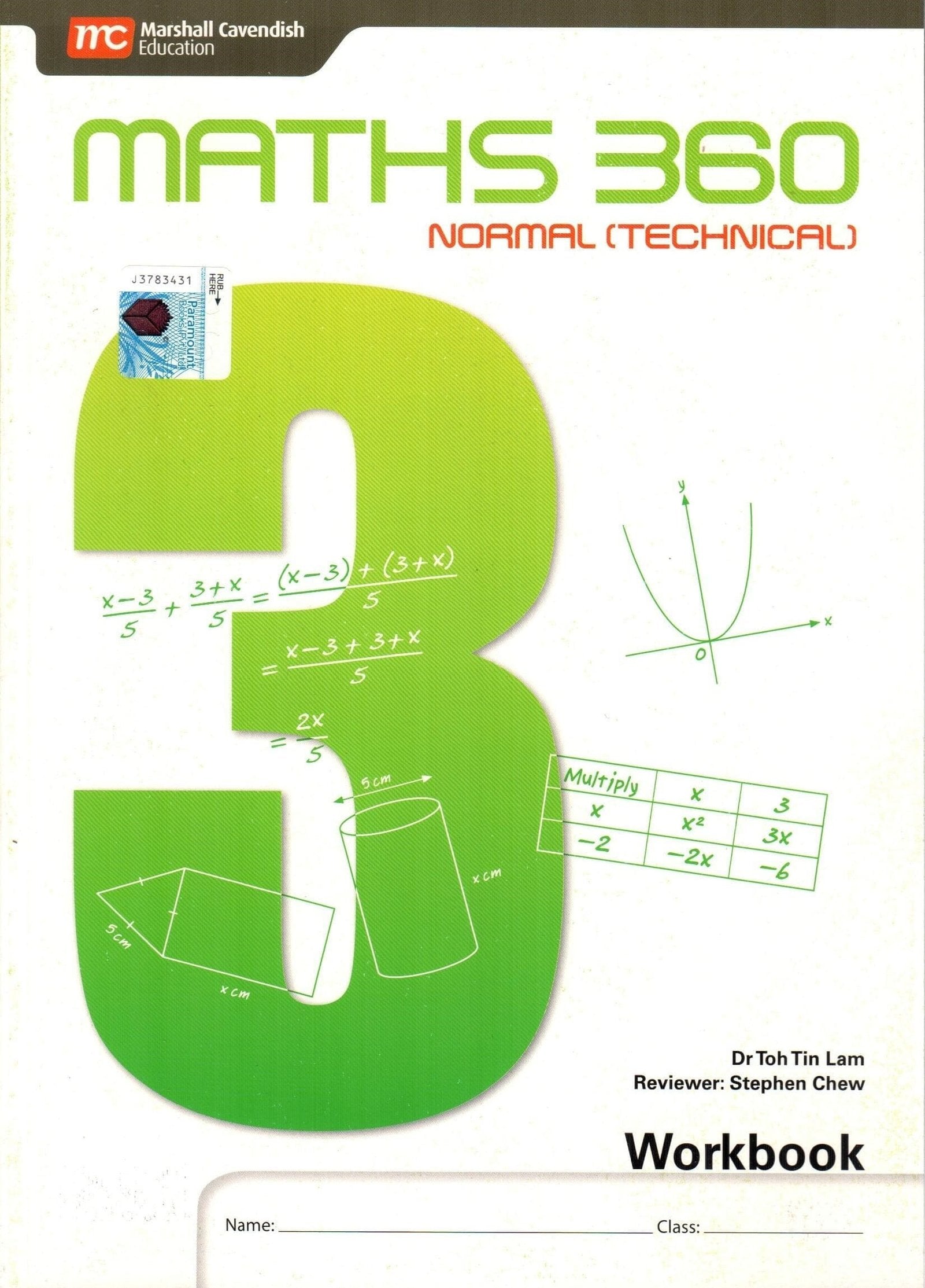 MATHS 360: WORKBOOK-3 NORMAL (TECHNICAL)