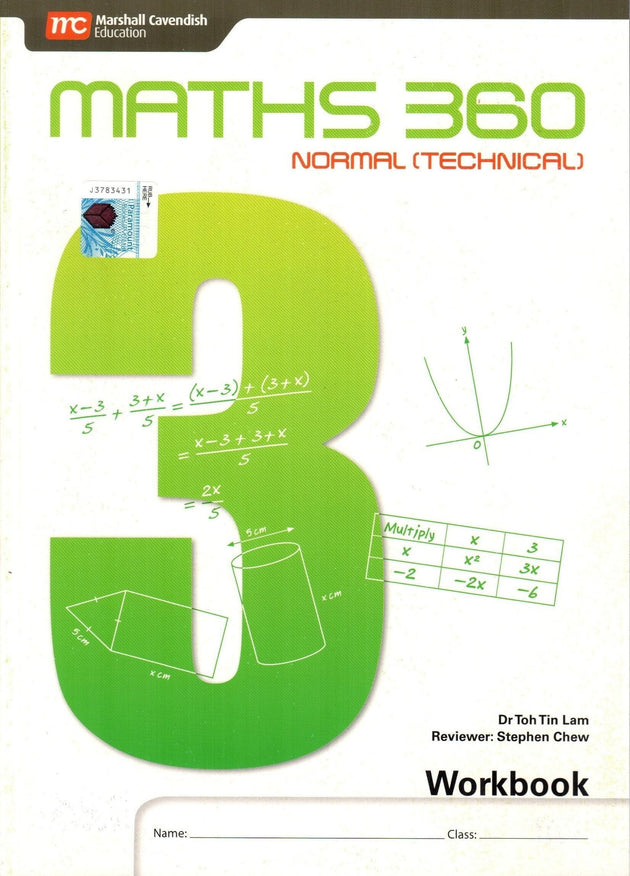 MATHS 360: WORKBOOK-3 NORMAL (TECHNICAL) - Paramount Books   