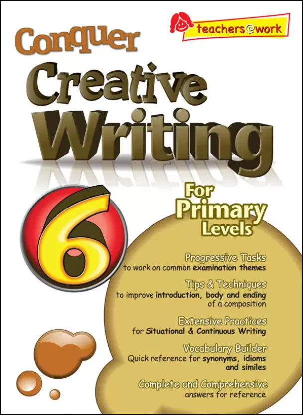 CONQUER CREATIVE WRITING: FOR PRIMARY LEVELS WORKBOOK-6 - Paramount Books   